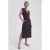 Lady Day zomerjurk donkerbruin