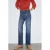 Mango high waist regular fit jeans – mediumblauw