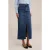 We Fashion Skirt Maxi Length Dark Blue