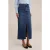 We Fashion Skirt Maxi Length Dark Blue