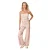 Roze flared jeans met hoge taille in stretchkatoen voor dames F.A.M. Paris Fauve