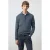 Mango Man regular fit gebreide trui met wol – middenblauw