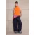 TRENDYOLMİLLA Dames Oranje Effen Kort Getailleerd Blouses