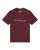Watapparel Shirt ‘So Einfach Ist Das’  bordeaux / wit