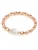 Lulu & Jane Armband  rose-goud / parelwit