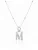 Hey Happiness Ketting ‘Letter M’  zilver