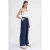 Mid-Waist Rechte Pantalon van Katoen met Striksluiting