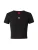 HUGO Shirt ‘Delanor’  zwart / wit