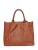 Luisa Vannini Brown Rundleer Tas