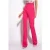 PINKO Pragmatico Pantalone Punto Stoffa Scuba Raspberry Red