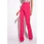 PINKO Pragmatico Pantalone Punto Stoffa Scuba Raspberry Red