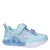 Skechers imitatieleren sneakers met glitters en lichtjes – lichtblauw