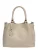 Roberta M Beige Rundleer Tas