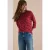 Shirt met 3/4-mouwen, boothals en strepen