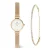 Daniel Wellington Analoog horloge  goud / transparant / wit