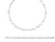 Orphelia Dames 925 Sterling Zilveren Set: Ketting + Armband – Zilver SET-040