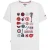 Lambretta Heren Muziek Pictogrammen T-Shirt (Wit)