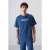 Oversized Logo Patch Crew Neck T-shirt