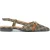 Babouche Lima cognac slingback sandalen dames