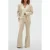 JOSH V getailleerde blazer met krijtstreep – beige