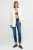 Dames Hoge Taille Slim Rechte Jeans