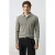 Mango Man regular fit gebreide trui met wol – groen