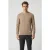Scotch & Soda Ss Neps Texture Stitch Sweater Crew Taupe