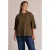 Yest Curve Plus Size top – olijfgroen
