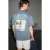 T-shirt met print en ronde hals