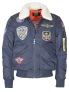 Top Gun bomberjack TG23005 met imitatiebontkraag
