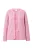 Ulla Popken Gebreid vest  lichtroze