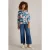White Stuff Sophie Organic Cotton Shirt Ivory Print