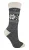 THMO – Vintage damessokken van thermo wolmix – Fairisle Gray / Cream
