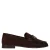 Manfield suède loafers – donkerbruin