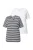 Ulla Popken Shirt  navy / offwhite