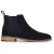 London Brogues Heren Marineblauwe Suède Leren Slip-On Chelsea Enkellaarsjes