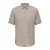 ONLY & SONS slim casual overhemd met linnen lichtbruin