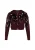 faina Gebreid vest  bourgogne