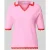 Christian Berg Woman Gebreid shirt met polokraag en V-hals