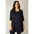 Base Level Curvy A-lijn tuniektop Aria donkerblauw