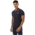 Aquascutum Heren Slim Korte Mouwen Polo Shirt (Marine/Wit)