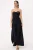 TRENDYOLMİLLA Dames Zwart Effen Maxi Mouwloos Skater Avond & Gala Jurk