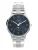 TIMEX Analoog horloge ‘Waterbury Classic Moon Phase’  blauw / zilver