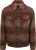 Scotch & Soda Overshirt Brushed Wool Ruiten Bruin