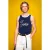 Slim Fit Mouwloze Crew Neck Katoenen T-shirt