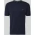 FYNCH-HATTON regular fit T-shirt met linnengehalte in brei-look