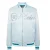 Satin Bomber Jacket Logo Strass