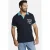 Jan Vanderstorm regular polo IWAR Plus Size donkerblauw