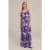 We Fashion Dress Maxi Length Multi-coloured