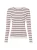Brookshire Trui  ecru / oudroze / bordeaux